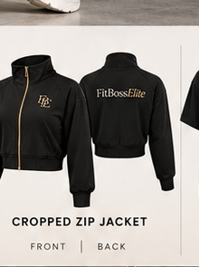 FBE Women's Cropped Zip Jacket concept
