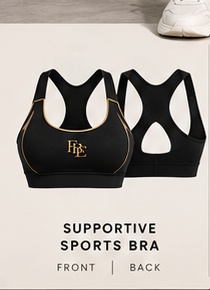 FBE Women's Support Sports Bra concept